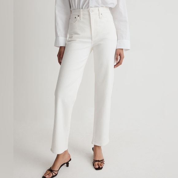 The Perfect vintage straight jeans in bone - Picture 5 of 12